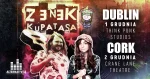 Plakat na koncert Zenka Zakupatasy i Ranko Ukulele w Dublinie i Cork